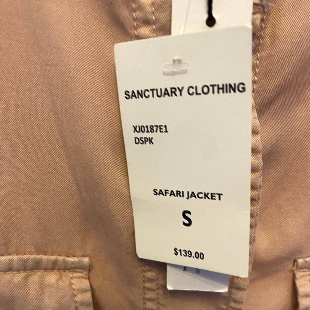 SANCTUARY BLUSH PINK JACKET SIZE S - Picture 4 of 13